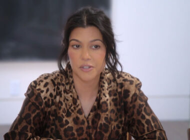 Kourtney Kardashian Snaps at Fans Filming Her Mid-Bite